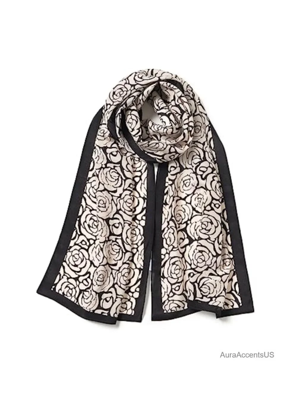 100% Mulberry Silk Long Rectangular Scarf Hair Towel Gift Packed